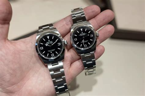 weight of rolex explorer 1|rolex explorer 36 vs 40.